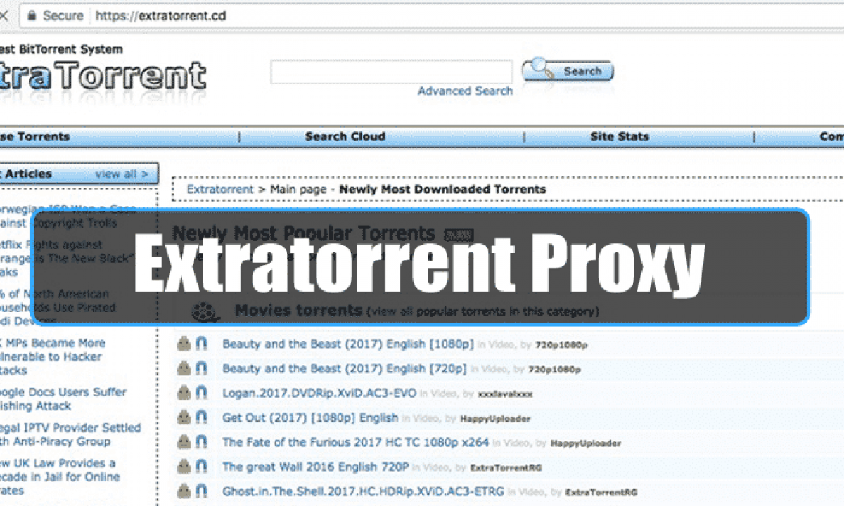 ExtraTorrents Proxy