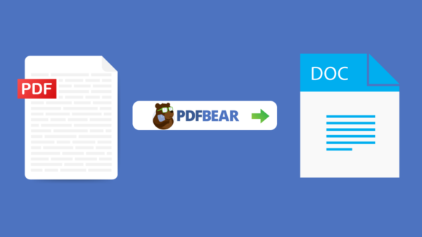 Convert Word to PDF with PDF Bear in Easy Steps